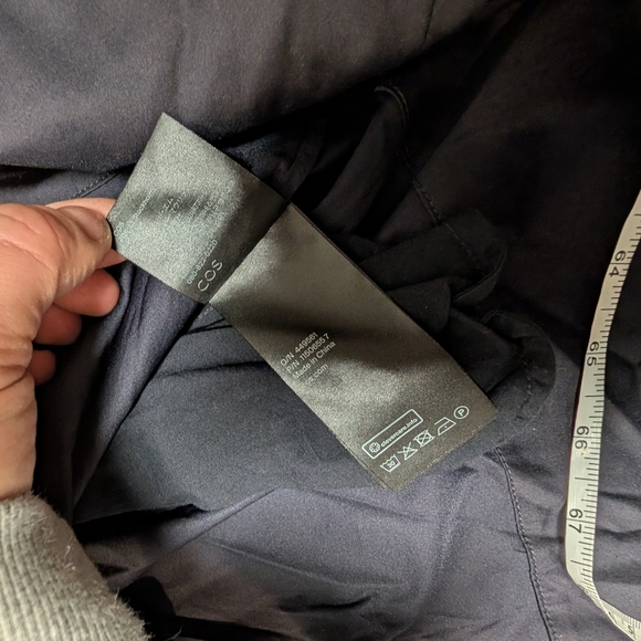 COS Black Long Jacket - Picture 11 of 13